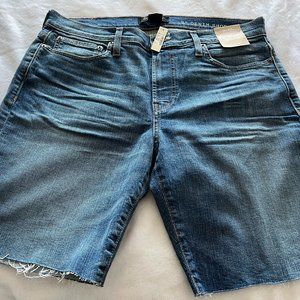 Men's Madewell 9" Denim Shorts in Misthaven Wash NWT 34 Waist